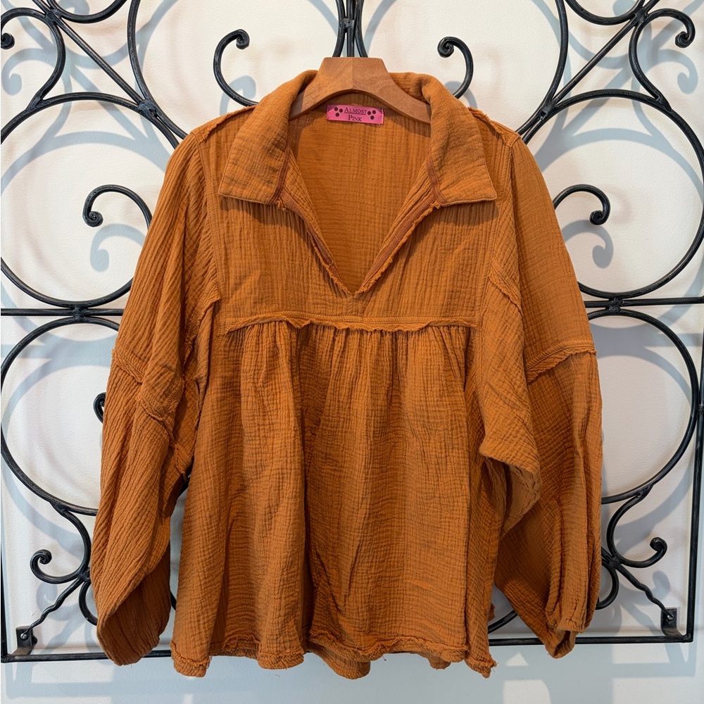 Rustic Orange Women's Blouse